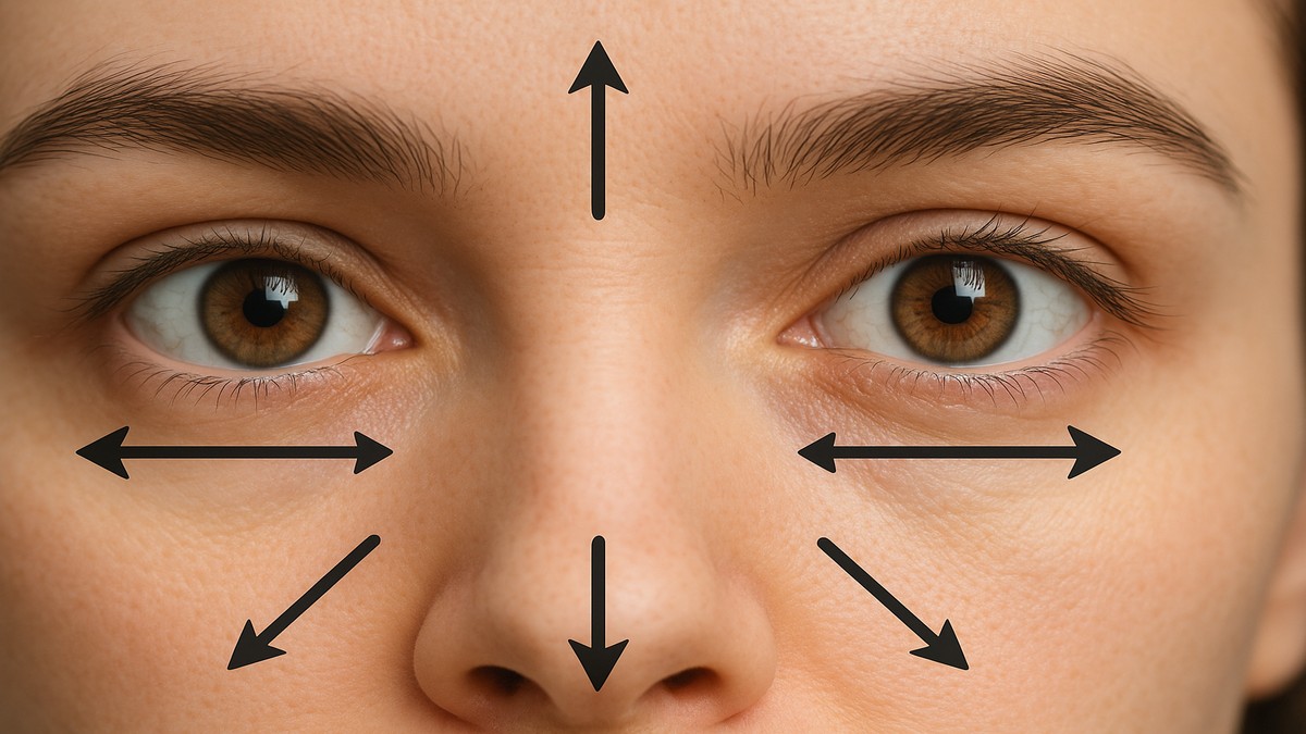 Tabla de accesos oculares en PNL: guía visual de los movimientos oculares y su significado
